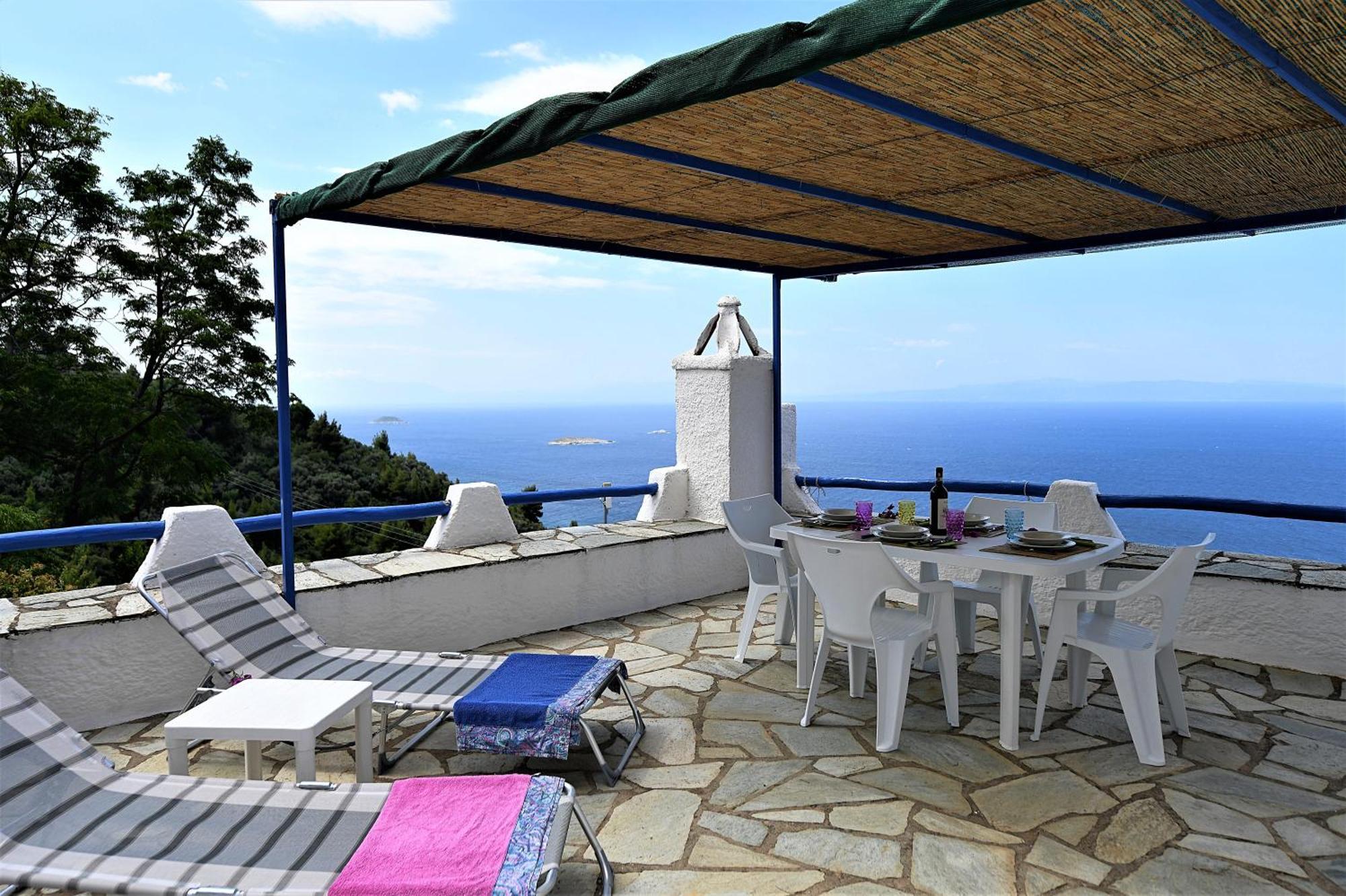 Secret Sporades Panoramic Residence Klíma 外观 照片