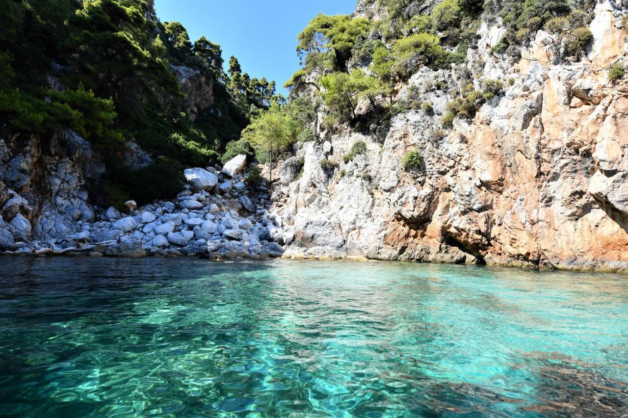 Secret Sporades Panoramic Residence Klíma 外观 照片